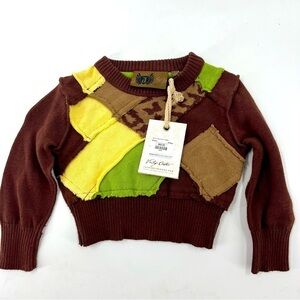 NWT Vintage Couture Patchwork Sweater
